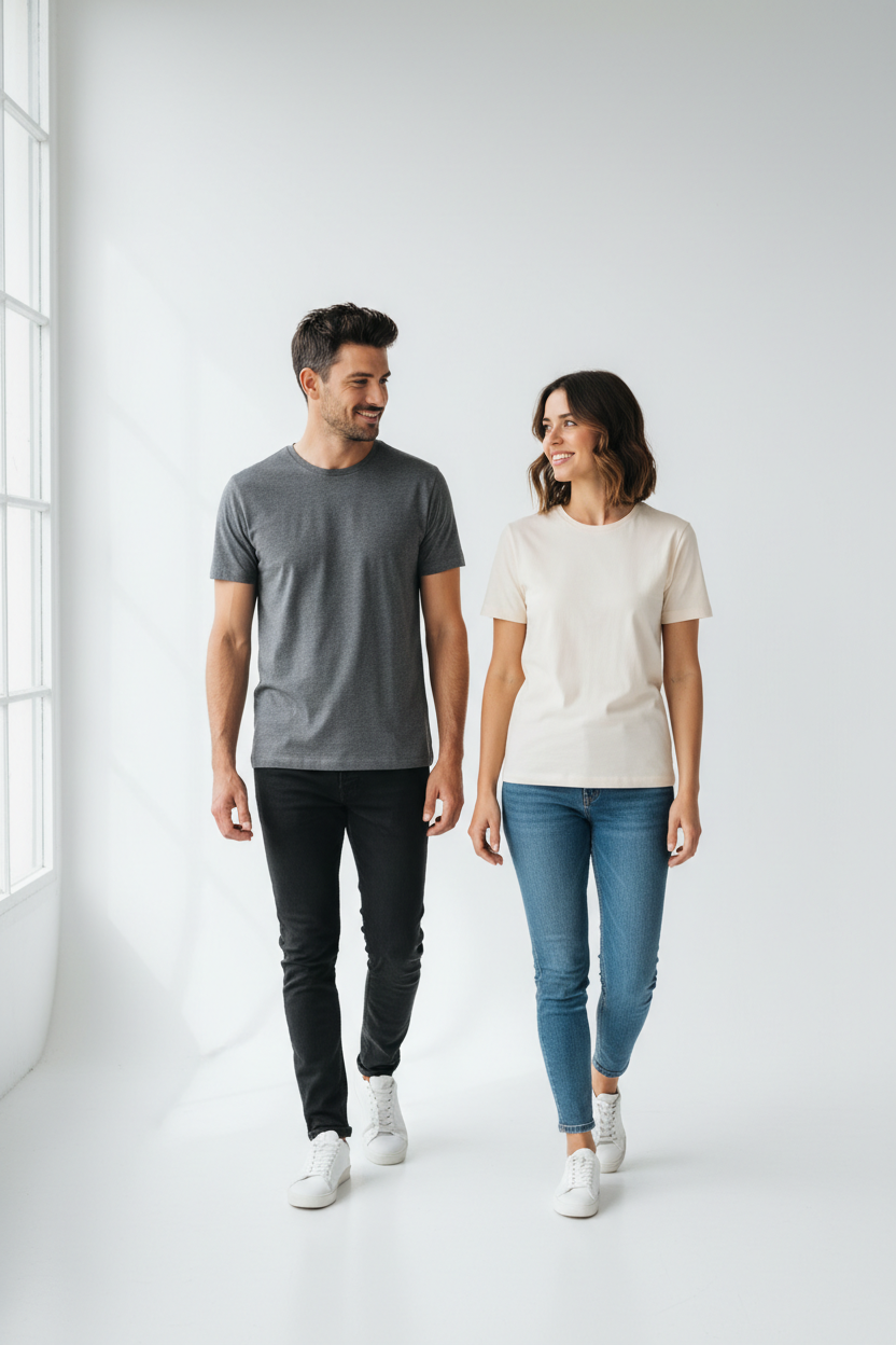 T-shirt Basique Col Rond – Essentiel
