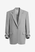 Blazer oversize gris rentrée automne